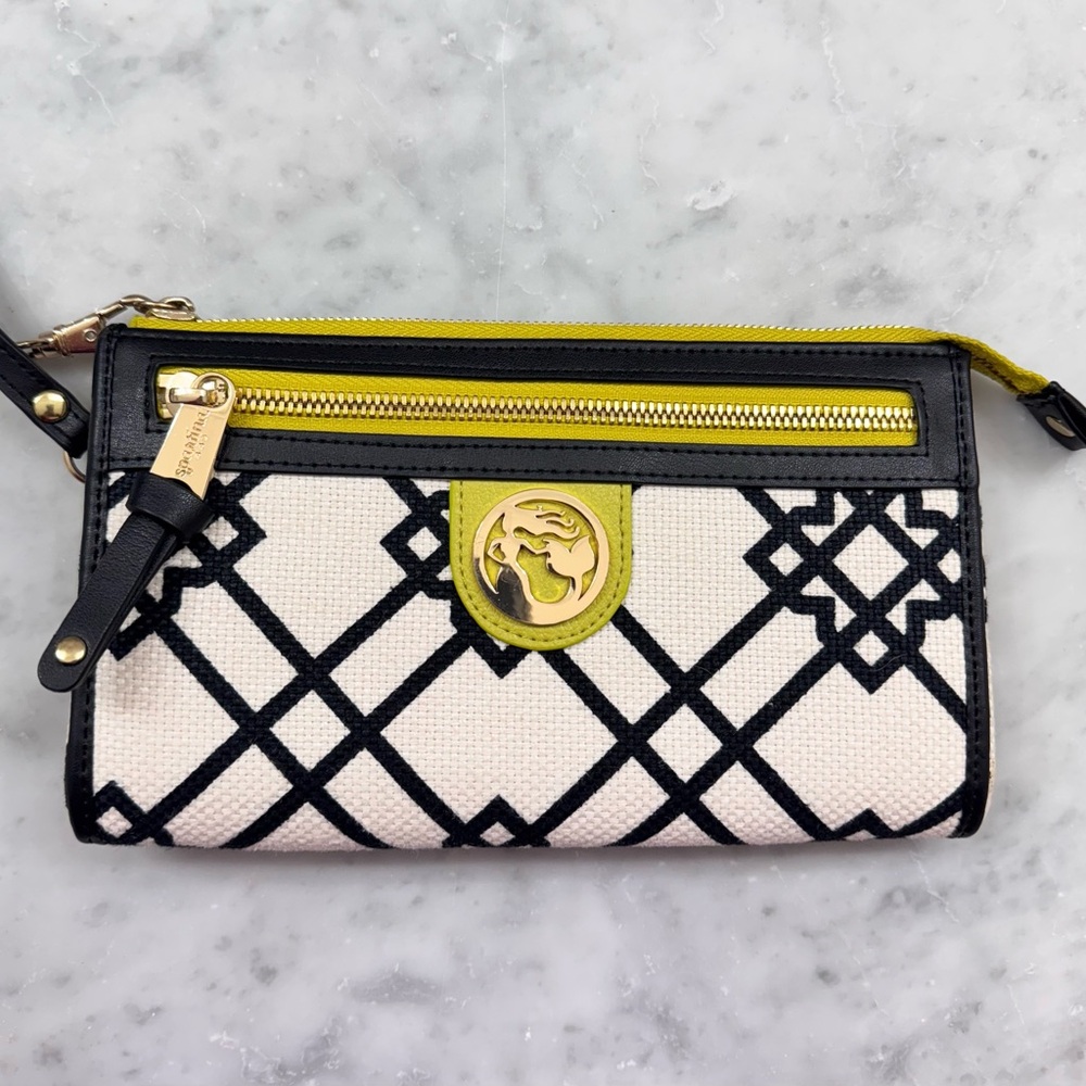 Spartina 449 Fan Fare Seven Oaks Wristlet Clutch. NWOT